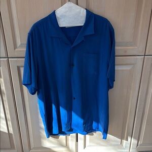 Vibrant Blue Short Sleeve Shirt